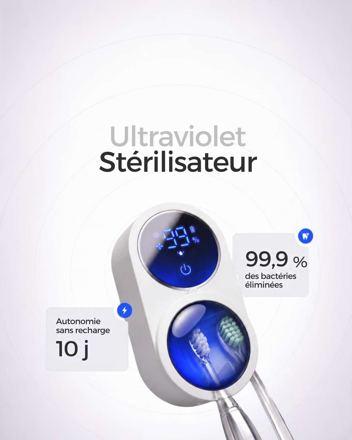 Stérilisateur UV, hygiène automatique