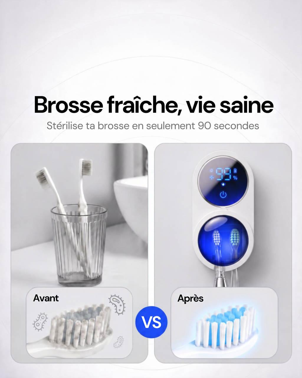 Stérilisateur UV, hygiène automatique